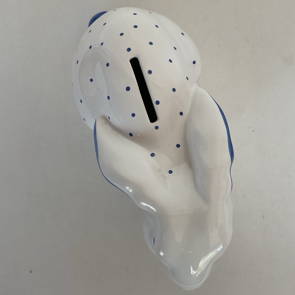 Tiffany & Co. Hand Painted Rabbit Coin Bank - Picture 9 of 13